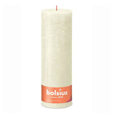 Свеча декоративная Bolsius Rustic Shine 19 х 6,8 см масляно-желтый