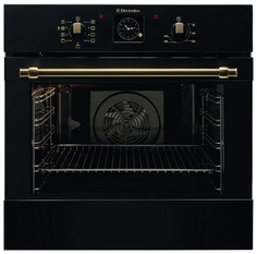Встраиваемый электрический духовой шкаф Electrolux EOB3400BOR Black