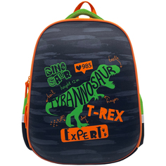 Ранец ArtSpace School Friend T-Rex 39*30*18 см, пенал, мешок для обуви черный 334528