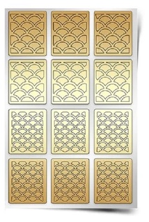 Трафарет для дизайна ногтей Trafaretto Русалочка