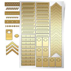 Трафарет для дизайна ногтей Trafaretto Ацтеки и майя