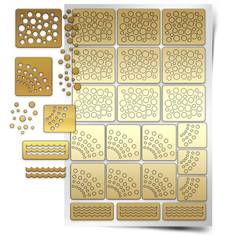 Трафарет для дизайна ногтей Trafaretto Принт горошек