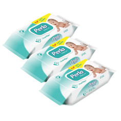 Влажные салфетки Perla Baby с клапаном 3 уп. по 72 шт. 96000768
