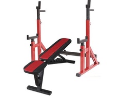 Скамья + Стойки Sportlim Телескопические со страховкой