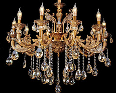 Классическая люстра MD 10672-8 Gold bronze No Brand
