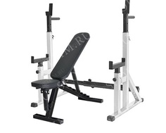 Скамья + Стойки Sportlim Телескопические со страховкой