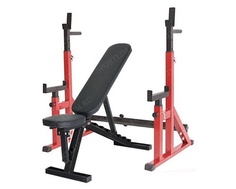 Скамья + Стойки Sportlim Телескопические со страховкой