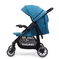 Коляска прогулочная cool baby 8703 AQUA