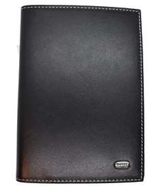 Обложка для паспорта унисекс PETEK 651 черная