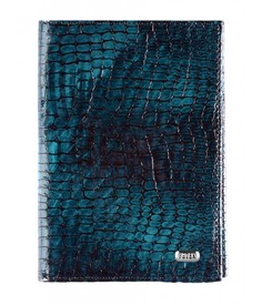 Обложка для паспорта унисекс PETEK 651 зеленая