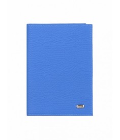 Обложка для паспорта унисекс PETEK 652 синяя