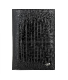 Обложка для паспорта унисекс PETEK 651 черная