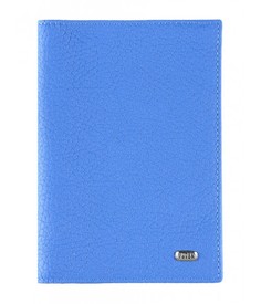 Обложка для паспорта унисекс PETEK 651 синяя