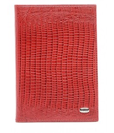 Обложка для паспорта унисекс PETEK 651 красная