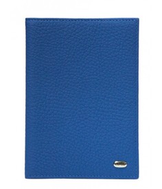 Обложка для паспорта унисекс PETEK 581 синяя