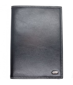 Обложка для паспорта унисекс PETEK 581 черная