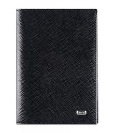 Обложка для паспорта унисекс PETEK 651 черная