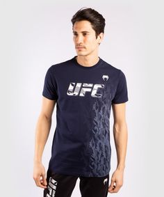 Мужская хлопковая футболка UFC VENUM "FIGHT WEEK", синяя