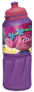Бутылка пластиковая (спортивная 530 мл). Тролли Disney