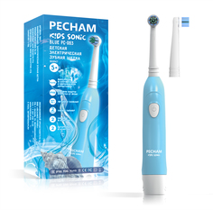 Детская электрическая зубная щетка PECHAM Kids Sonic Blue РС-083