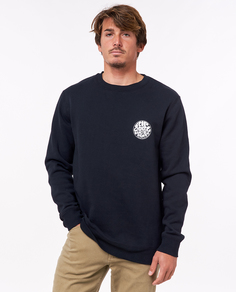 Свитшот мужской Rip Curl WETSUIT ICON CREW черный S