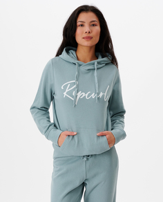 Худи женское Rip Curl STANDARD SCRIPT HOOD голубое XS