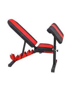 Скамья + Парта Скотта Sportlim Orion Черно-красная