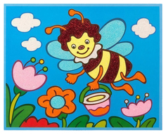 Аппликация Дрофа-Медиа Пчела и цветы