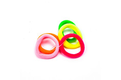 Набор резинок для волос, 5 штук, цвет: мультиколор Bradex