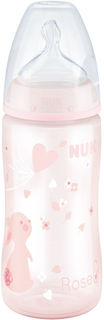 Бутылочка для кормления Nuk First Choice Baby Rose Зайчик 0+ 300мл