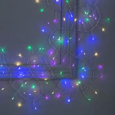 Световая гирлянда новогодняя Luazon Lighting мишура 5198404 6 м разноцветный