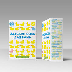 Соль для ванны детская Бацькина баня Череда и Чистотел 1,8 кг.