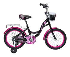 Велосипед 16" ZIGZAG GIRL черный/малиновый ZG-1635