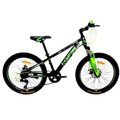 Велосипед 24 HYPE 24MD300-3 зелёный/чёрный матовый 48917-15
