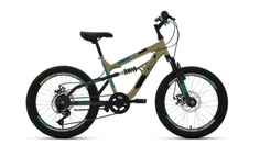 Велосипед 20 Forward ALTAIR MTB FS 2022 бежевый/черный RBK22AL20046