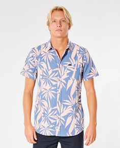 Рубашка мужская Rip Curl BARREL KILLA S/S SHIRT голубая S