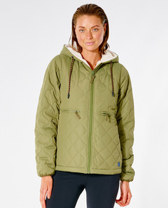 Куртка женская Rip Curl ANTI-SERIES ANOETA QUILTED зеленая L