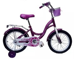 Велосипед 16" ZIGZAG GIRL фиолетовый ZG-1634