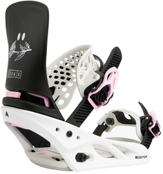 Сноуборд Крепления Burton 2021-22 Lexa X Black/White/Roses (Us:l)