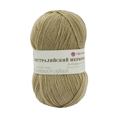 Пряжа Пехорка Австралийский меринос, 100 г, 400 м (337-Лама), 5 мотков