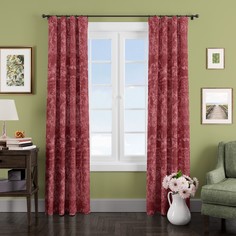 Штора классическая Eleganta ena663519 140x270 см бордовая 663519