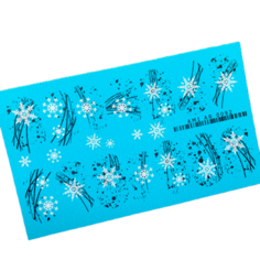 Слайдер для дизайна ногтей Ami-Nailsзима снежинки, ar0092