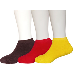 Носки для девочек ХОХ 3-DZ-3R18 цв. коричневый; красный; желтый р. 34