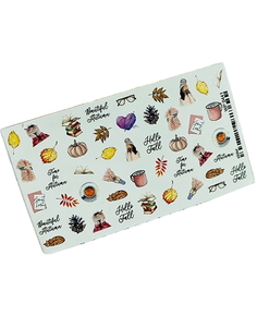 Слайдер для дизайна ногтей Ami-Nails осень, wp0441