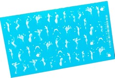 Слайдер для дизайна ногтей Ami-Nails девушки