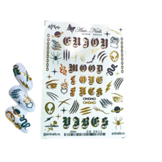 Слайдер для дизайна ногтей Ami-Nails с фольгой, gb0011