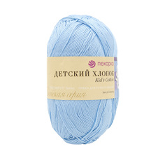 Пряжа Пехорка Детский хлопок 100г, 330м (мерс. хлопок) (519 венерин башмачок), 5 мотков