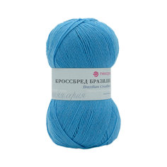 Пряжа Пехорка Кроссбред Бразилии 100г, 500м (меринос, акрил) (583-Бирюза), 5 мотков