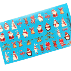 Слайдер для дизайна ногтей Ami-Nails зима, новый год, wp0092