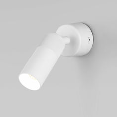 Настенный светодиодный светильник спот Eurosvet Riff 20097/1 белый с поворотным плафоном